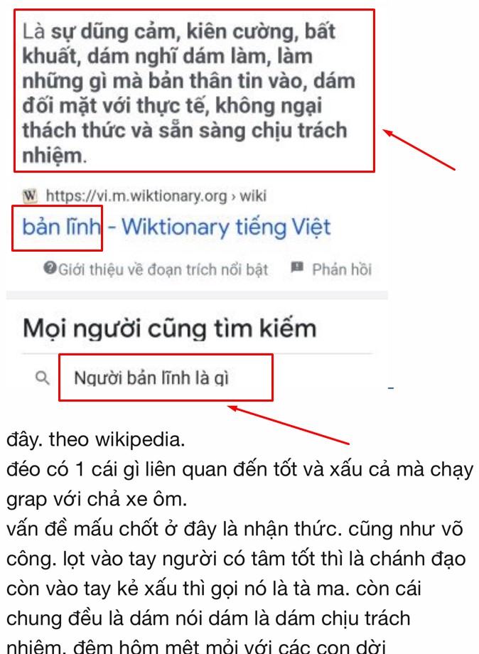 định nghĩa bản lĩnh của wiki việt