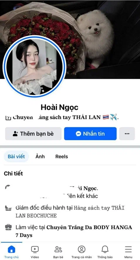 facebook chinh thuc cua gai xinh hoai ngoc