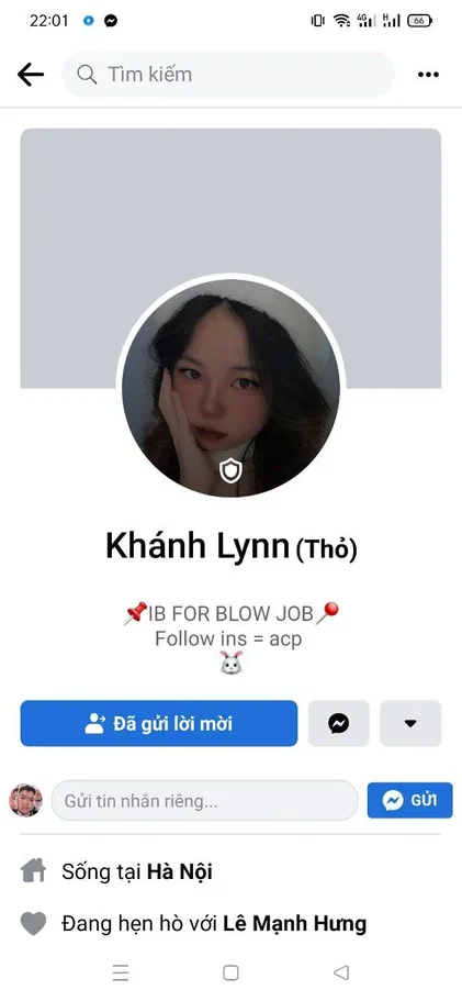 Trang chủ facebook chính thức của em hot face Khánh Lynn